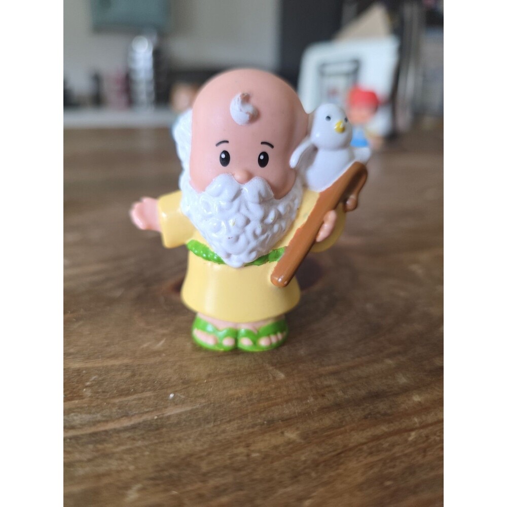 Fisher Price Little People Noah Figure Yellow Robe Noah's Ark Replacement